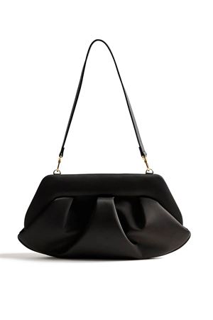 Clutch Emera Satin nero THE MOIRE' | TMFW25EMRSA1BLACK